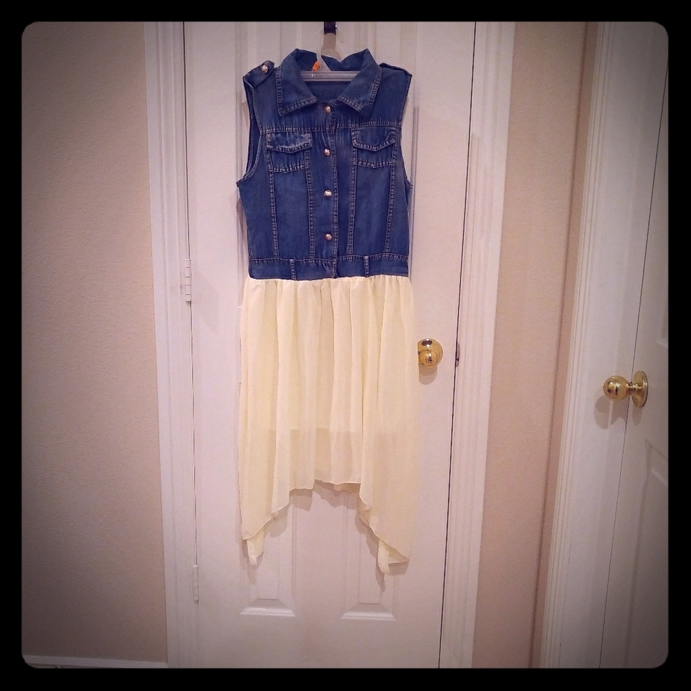 Denim Midi Dress